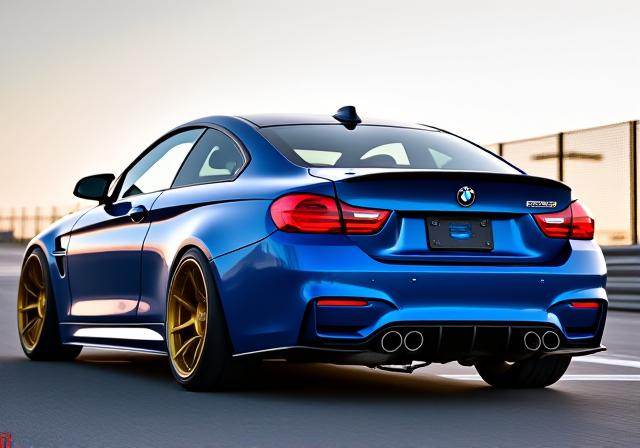 Tundra Power에서 튜닝된 파란색 BMW M4